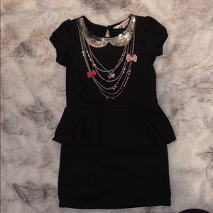 Girls peplum dress